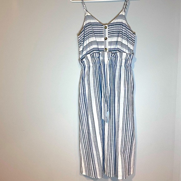 Paperbag Waist Midi Dress - Picture 1 of 5